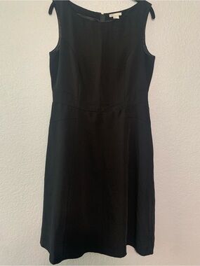 H&M Black Sleeveless Midi Dress